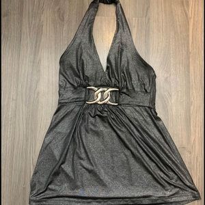 Shiny halter top size S